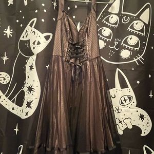 Lip Service Devil Dolls IV Best Sunday Dress Dusty Rose